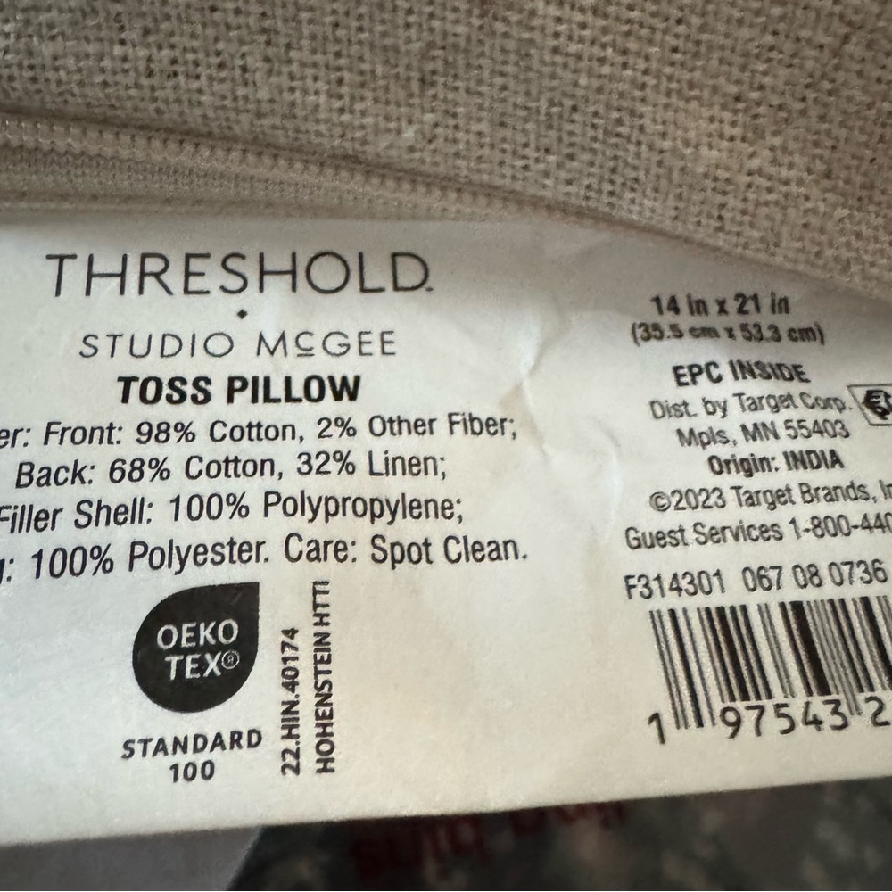 Threshold Studio McGee Toss Pillow - Picture 4 of 7